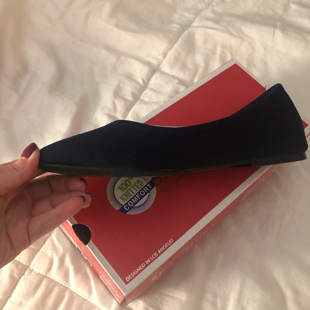 NAVY Skechers Cleo Slip On